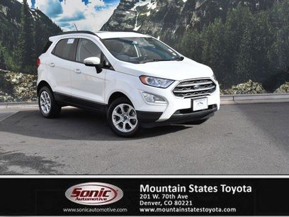 Used 2020 Ford EcoSport SE w/ SE Convenience Package