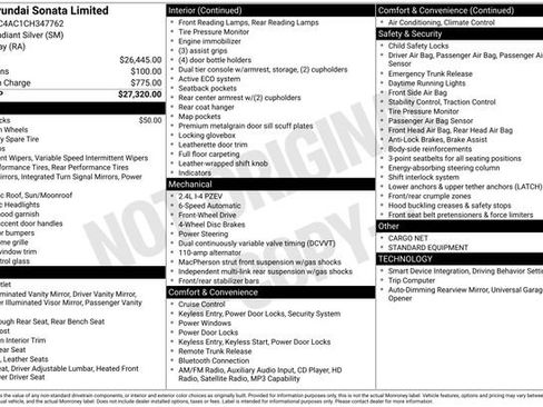 Used 2012 Hyundai Sonata Limited image 49