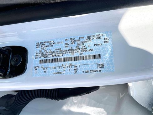 Certified 2024 Ford F150 Lariat w/ Equipment Group 502A High AWD/4WD image 35