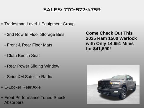 Used 2025 RAM 1500 Classic Warlock image 15