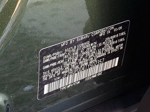 New 2026 Subaru Outback Limited AWD/4WD image 23