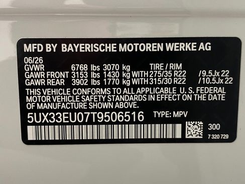 New 2026 BMW X5 M60i AWD/4WD image 37