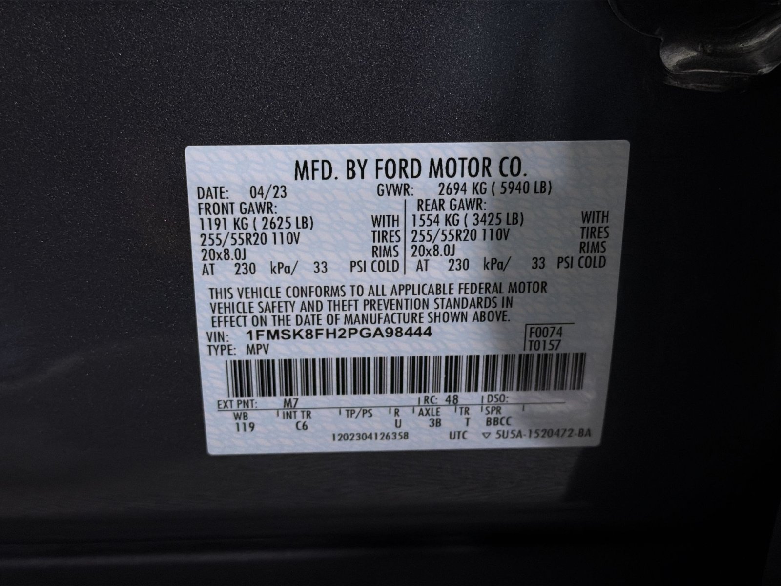 Used 2023 Ford Explorer Limited w/ Limited Technology Package AWD/4WD image 37