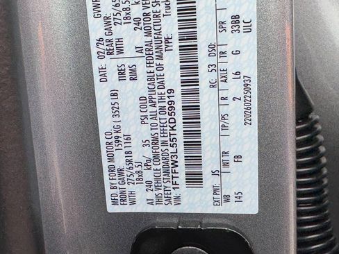New 2026 Ford F150 XLT w/ Equipment Group 302A MID AWD/4WD image 16