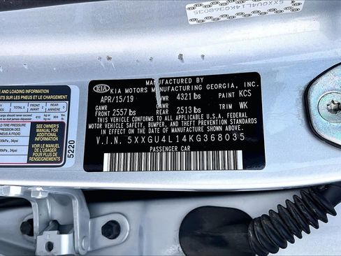 Used 2019 Kia Optima EX image 35