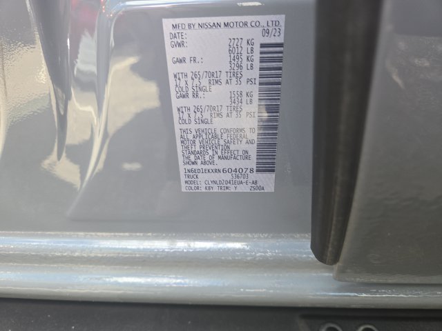 Certified 2024 Nissan Frontier PRO-4X w/ Pro Premium Package AWD/4WD image 13
