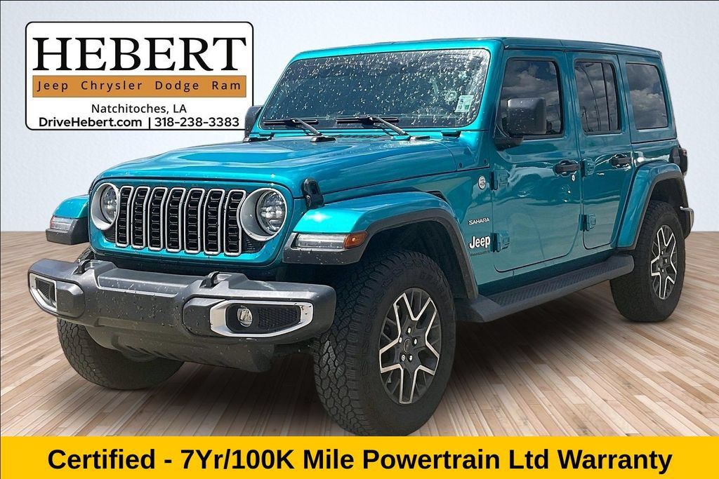 Used 2024 Jeep Wrangler Unlimited Sahara w/ Safety Group AWD/4WD image 1