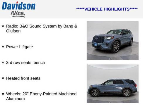 Certified 2025 Ford Explorer ST-Line AWD/4WD image 4