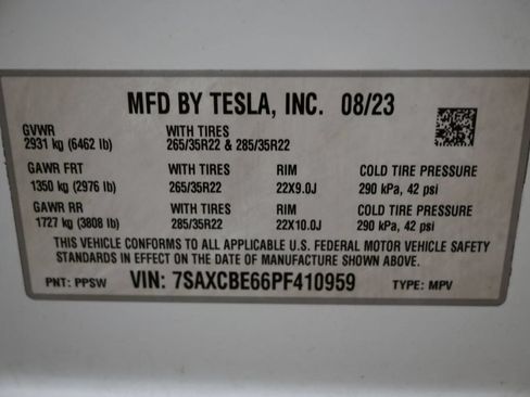 Used 2023 Tesla Model X Plaid AWD/4WD image 5