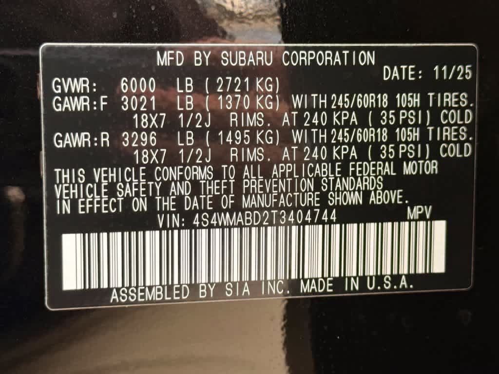 Certified 2026 Subaru Ascent Premium AWD/4WD image 22