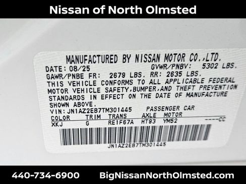 New 2026 Nissan Leaf Platinum+ w/ Cargo Package (Platinum+) FWD image 20