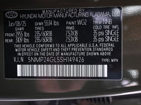 Used 2025 Hyundai Santa Fe SEL w/ Tow & Go Package image 9