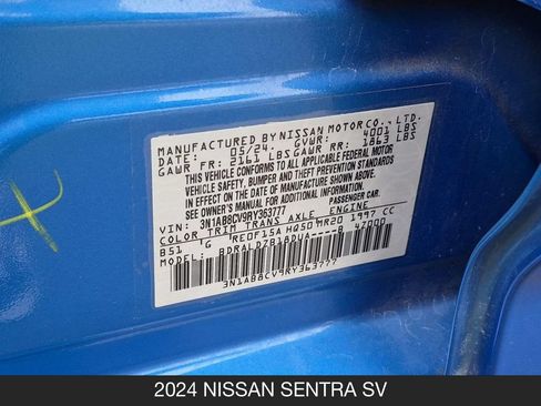 Used 2024 Nissan Sentra SV FWD image 26