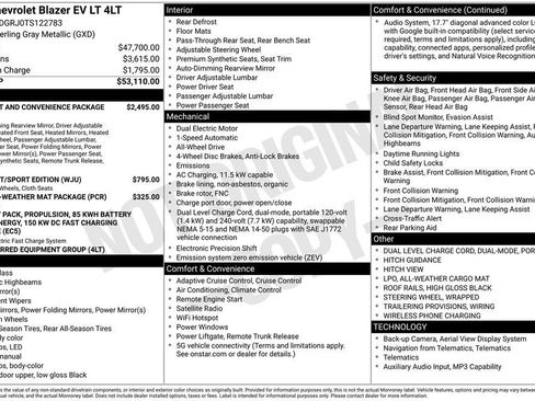 New 2026 Chevrolet Blazer EV LT AWD/4WD image 25