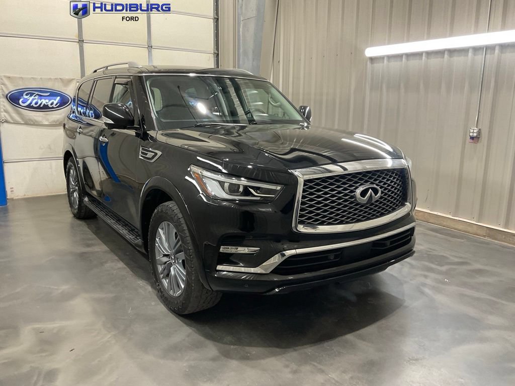 Used 2022 INFINITI QX80 Luxe w/ Cargo Package AWD/4WD image 1