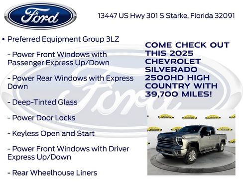 Used 2025 Chevrolet Silverado 2500 High Country w/ High Country Premium Package AWD/4WD image 20