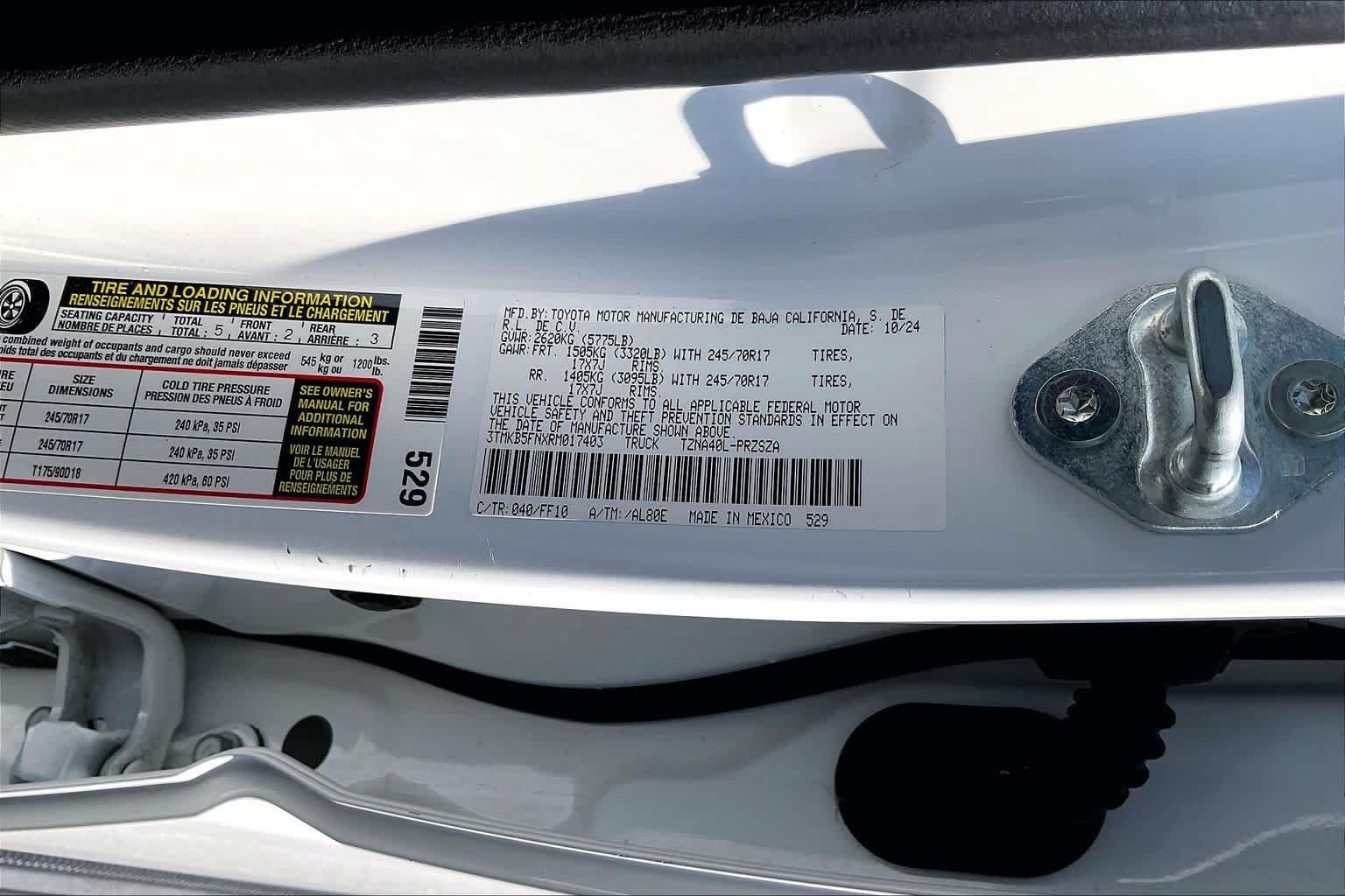 Used 2024 Toyota Tacoma SR5 RWD image 35