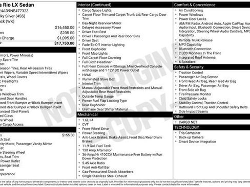 Used 2022 Kia Rio LX image 7