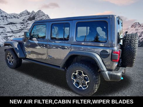 Used 2022 Jeep Wrangler Unlimited Rubicon 4xe w/ Steel Bumper Group image 5
