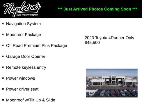 Used 2023 Toyota 4Runner TRD Off-Road Premium w/ Off Road Premium Plus Package image 1