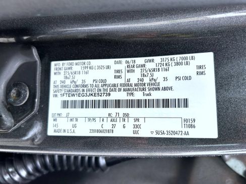 Used 2018 Ford F150 XLT w/ Equipment Group 302A Luxury AWD/4WD image 26