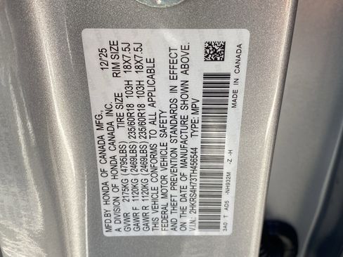 New 2026 Honda CR-V EX-L image 19