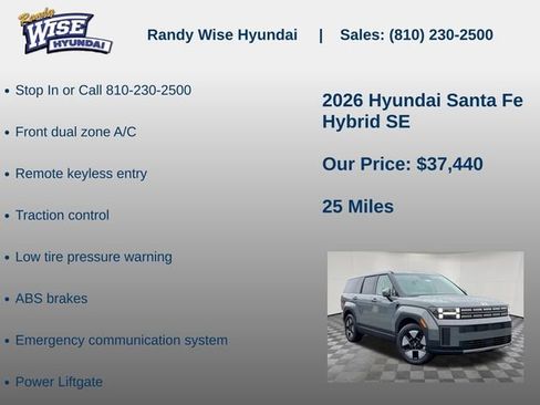 New 2026 Hyundai Santa Fe SE AWD/4WD image 5