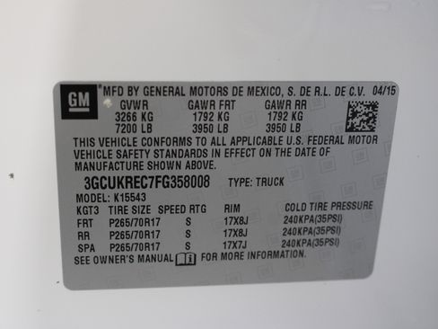 Used 2015 Chevrolet Silverado 1500 LT w/ Trailering Package AWD/4WD image 34
