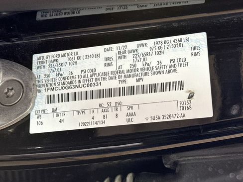 Used 2022 Ford Escape SE w/ Convenience Package FWD image 41