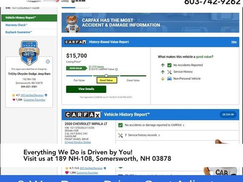 Used 2020 Chevrolet Impala LT image 11