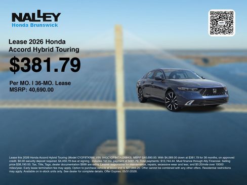 New 2026 Honda Accord Touring image 3