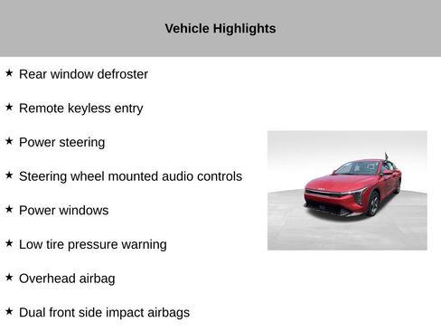 Certified 2025 Kia K4 FWD image 19