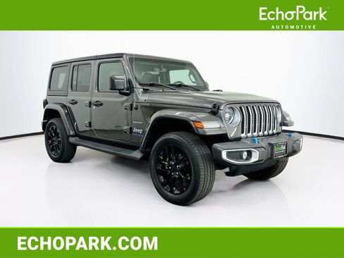 Used 2023 Jeep Wrangler Unlimited Sahara w/ Cold Weather Group AWD/4WD image 1