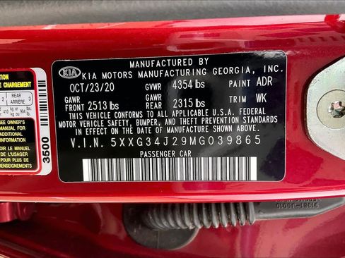 Used 2021 Kia K5 EX image 19