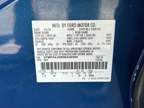 Used 2024 Ford Edge SEL AWD/4WD image 24