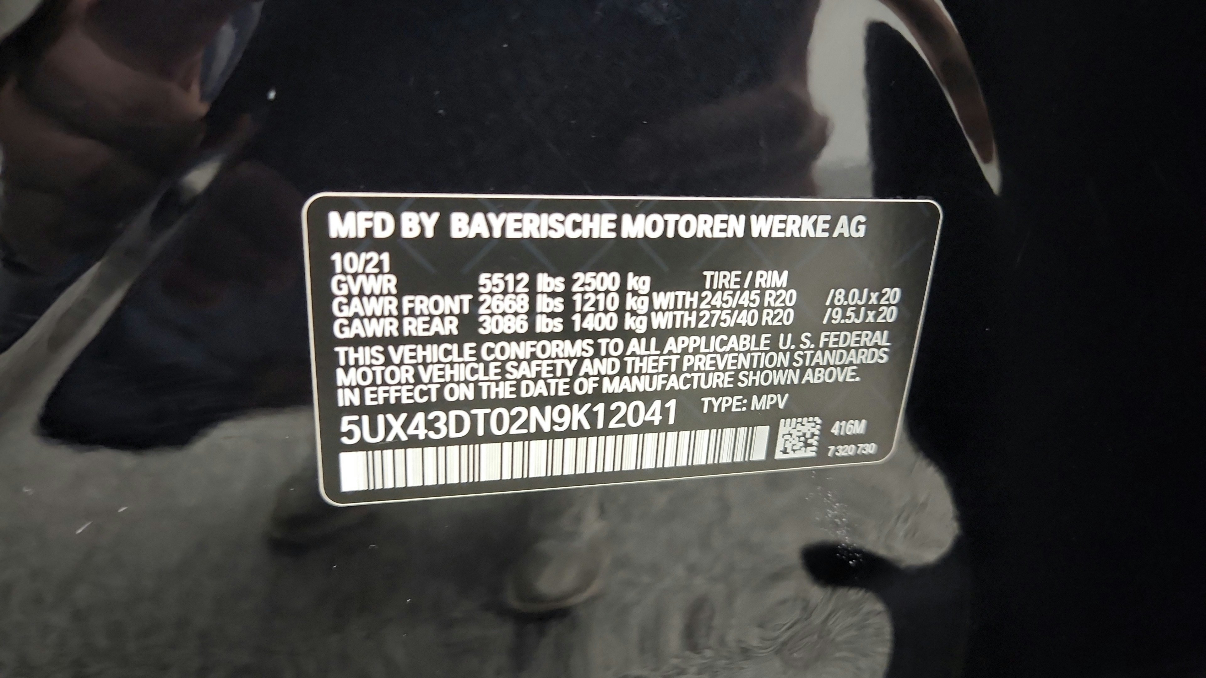 Used 2022 BMW X4 M40i AWD/4WD image 20
