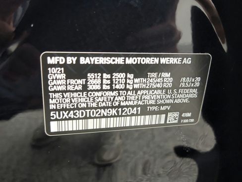 Used 2022 BMW X4 M40i AWD/4WD image 20
