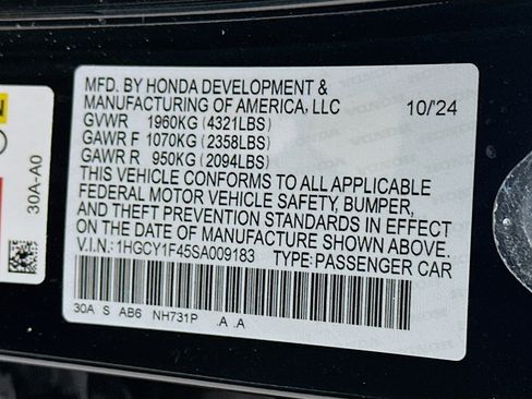 Used 2025 Honda Accord SE image 12