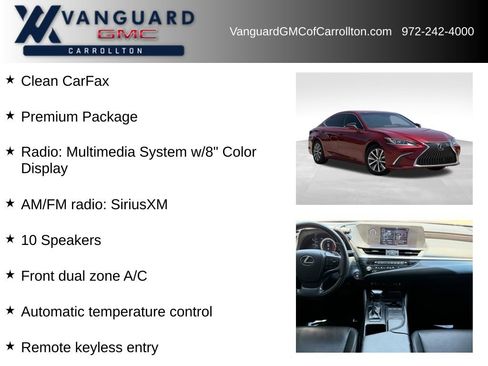 Used 2021 Lexus ES 350 w/ Premium Package FWD image 6