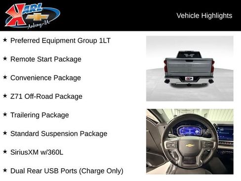 Certified 2024 Chevrolet Silverado 1500 LT w/ Z71 Off-Road Package image 2