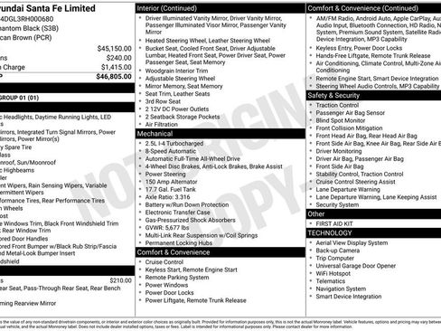 Used 2024 Hyundai Santa Fe Limited image 52
