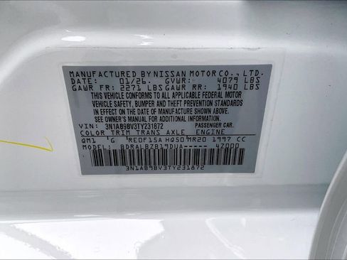 New 2026 Nissan Sentra S w/ Floor Mat Package image 43