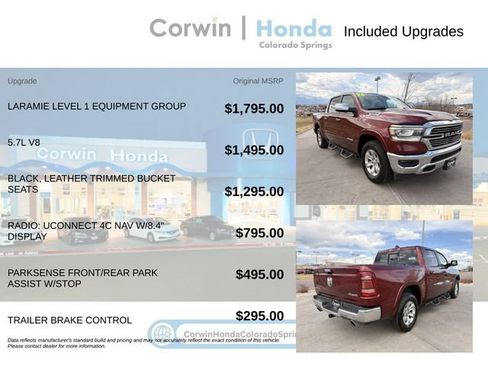 Used 2020 RAM 1500 Laramie AWD/4WD image 4
