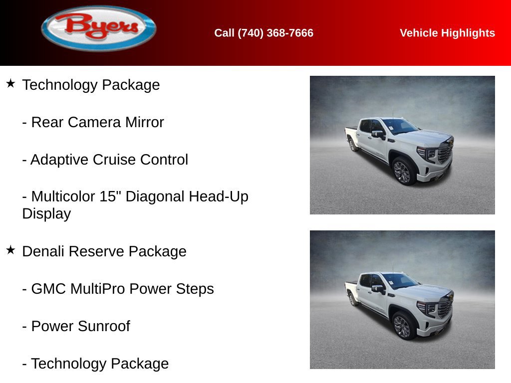 Used 2023 GMC Sierra 1500 Denali w/ Denali Reserve Package AWD/4WD image 11