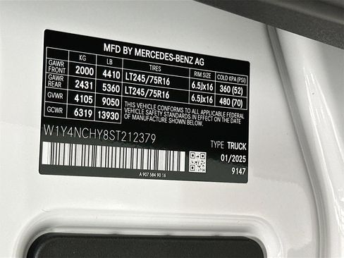 New 2025 Mercedes-Benz Sprinter 2500 image 30