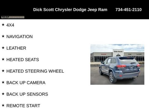 Used 2021 Jeep Grand Cherokee Limited w/ Quick Order Package 28K 80th AWD/4WD image 8