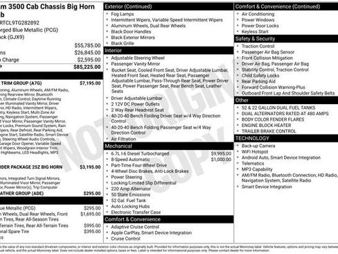New 2026 RAM 3500 Big Horn w/ Laramie Trim Package AWD/4WD image 14