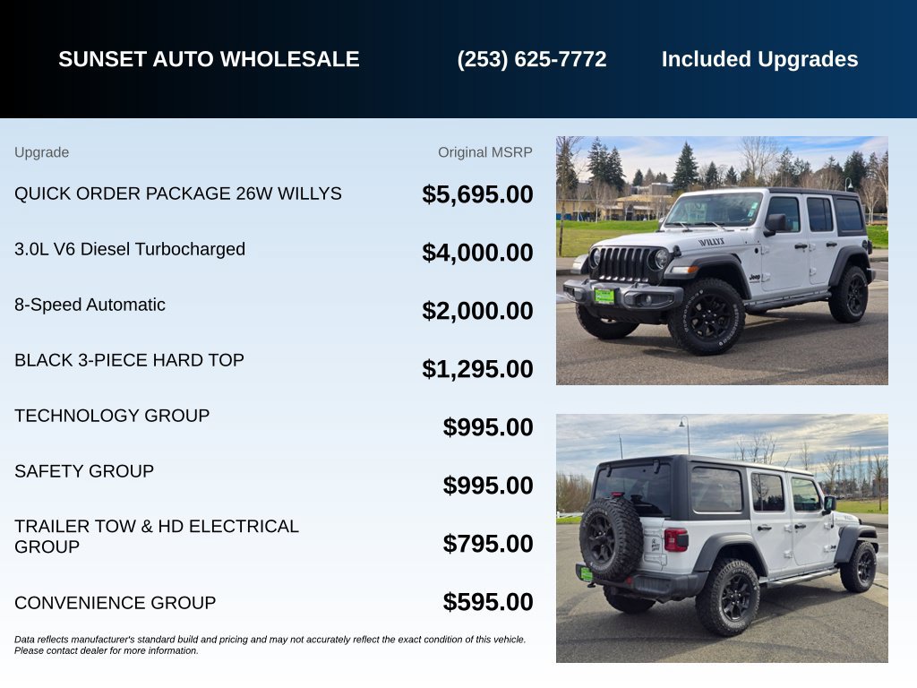 Used 2020 Jeep Wrangler Unlimited Sport AWD/4WD image 22