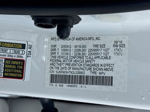 Used 2016 Honda CR-V EX-L image 34