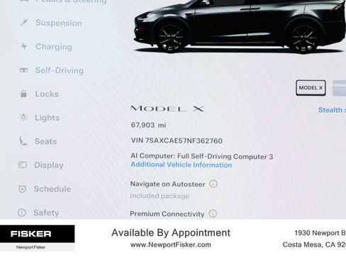 Used 2022 Tesla Model X AWD/4WD image 24